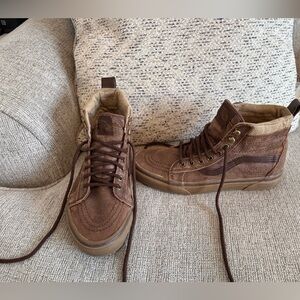 Vans Brown High-Top Sneakers